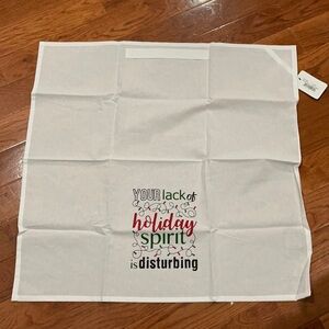 New Hand towel Lack of Holiday Spirit towel
